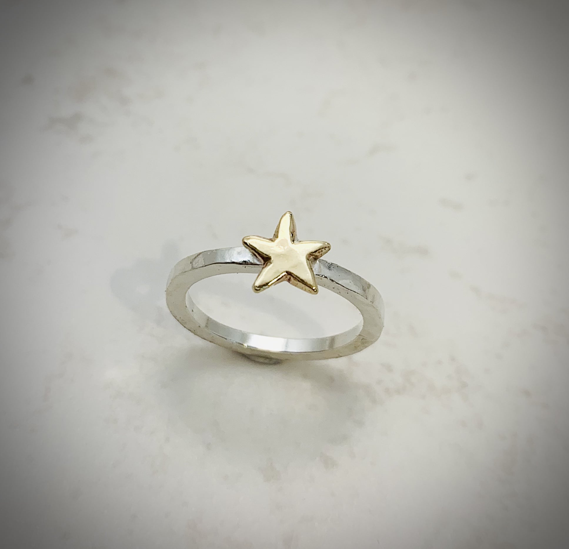 Personalised Star Stacker Ring