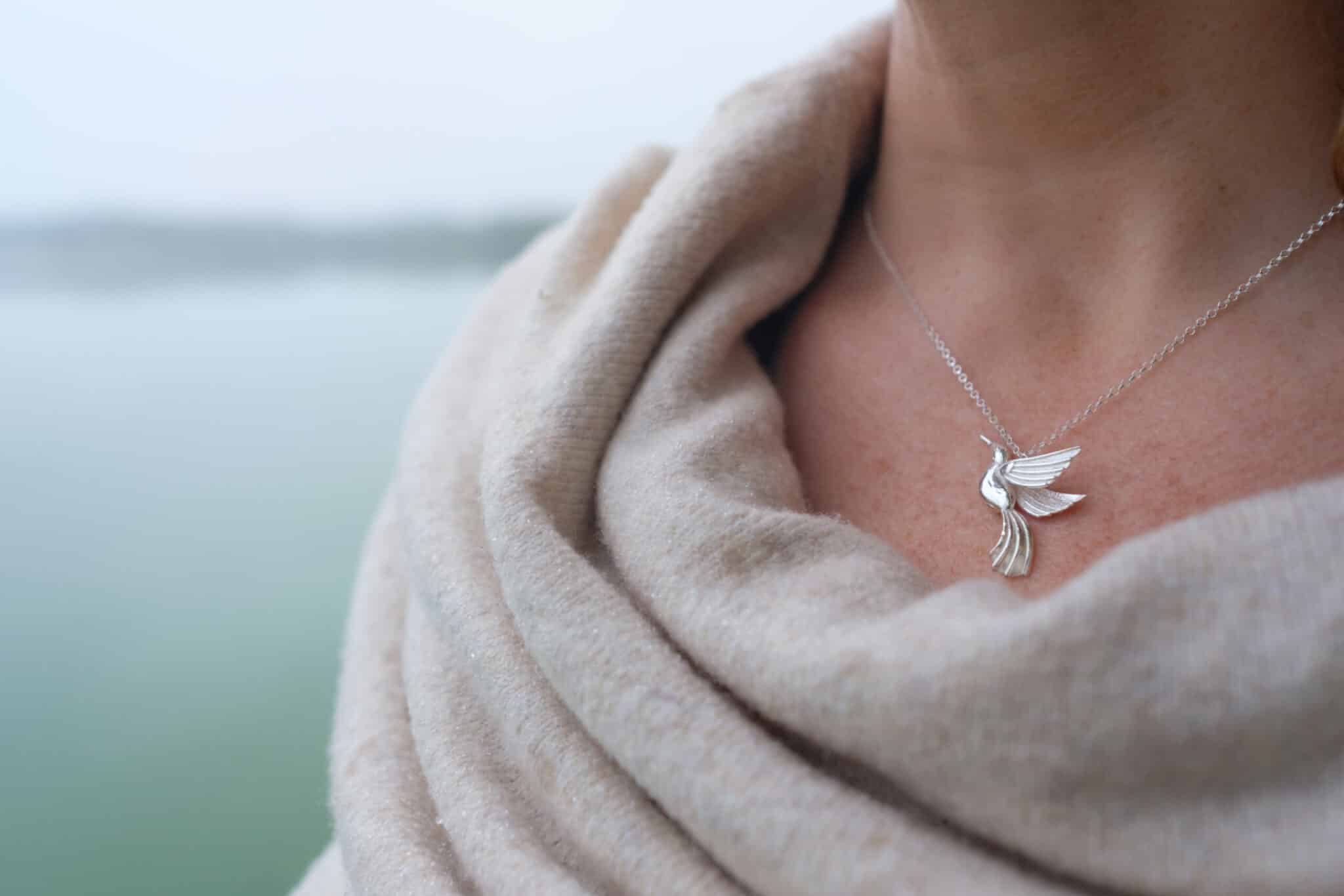 Handmade Hummingbird Necklace