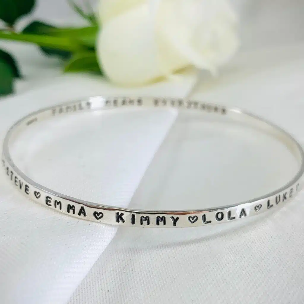 Storyboard Bangle - Classic - Personalised with your words