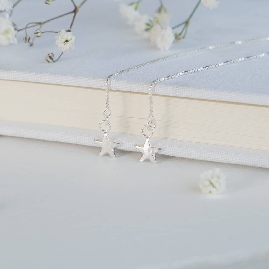 My Wee Star Thread Through Earrings