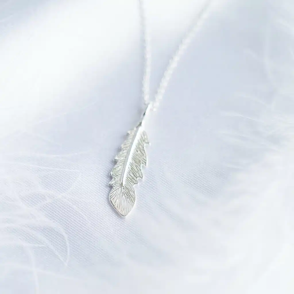 Mini Flyaway Feather Necklace