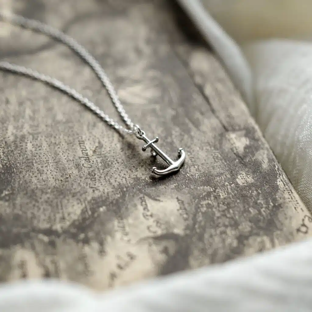 Anchor Into Me - Light Anchor Necklace