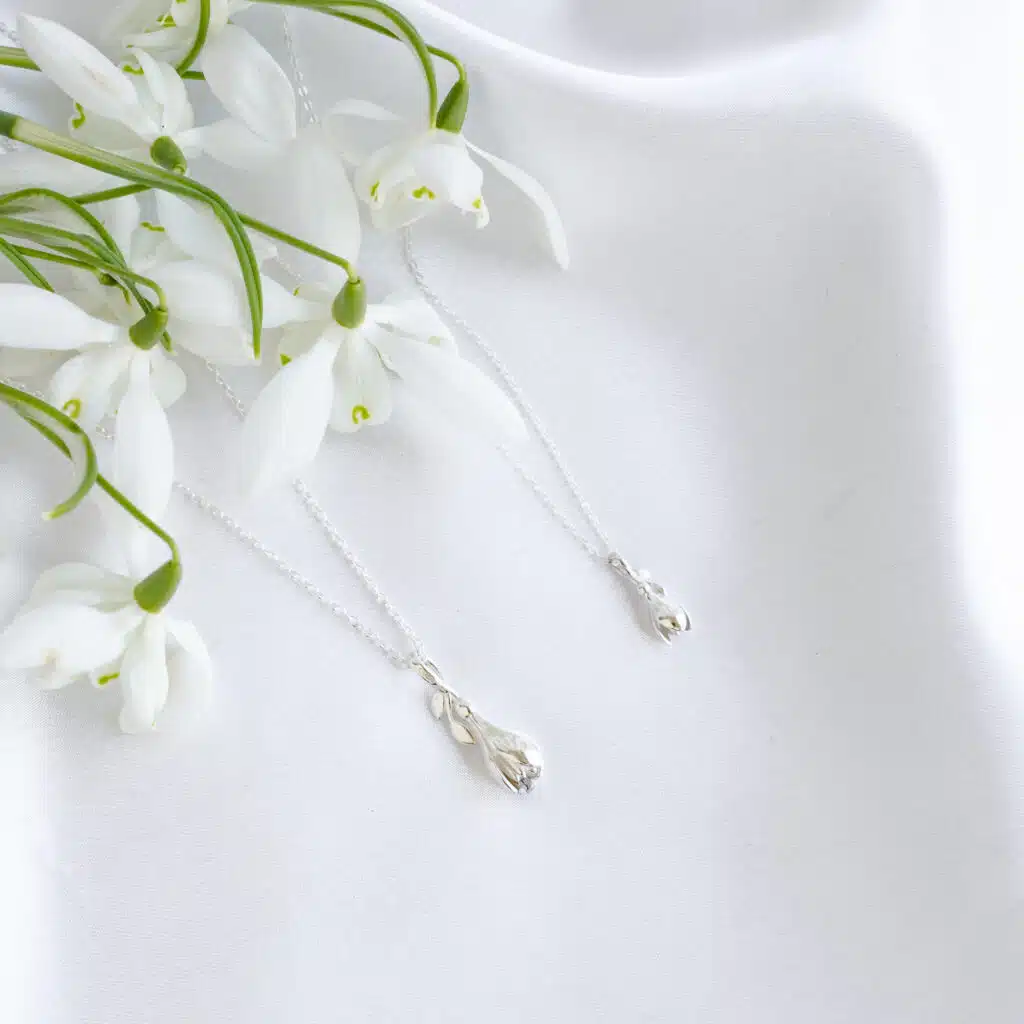 New Beginnings Mini Snowdrop Necklace