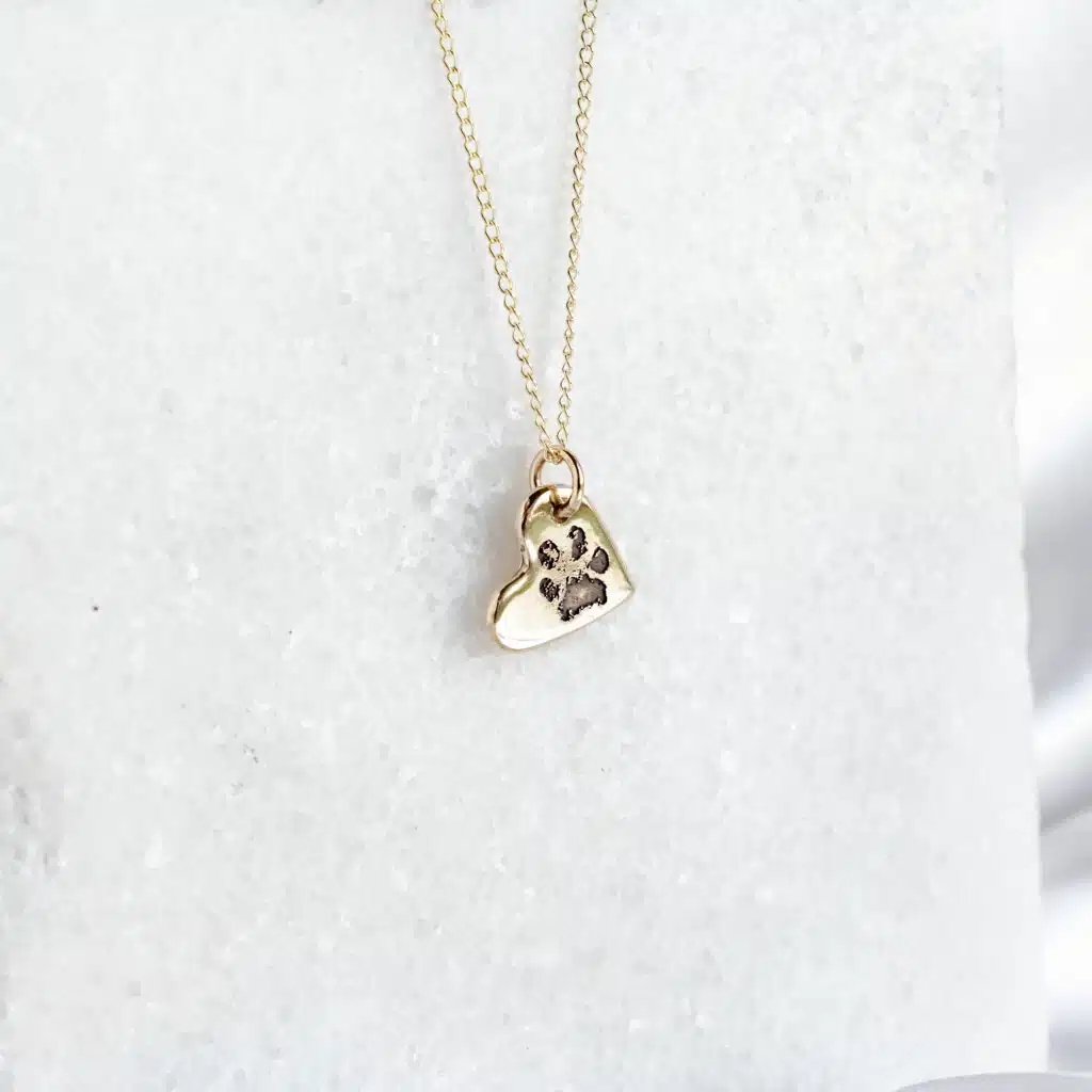 Laser Engraving - 9ct Yellow Gold Close to my Heart Necklace - Handwriting, Fingerprint or Imagery