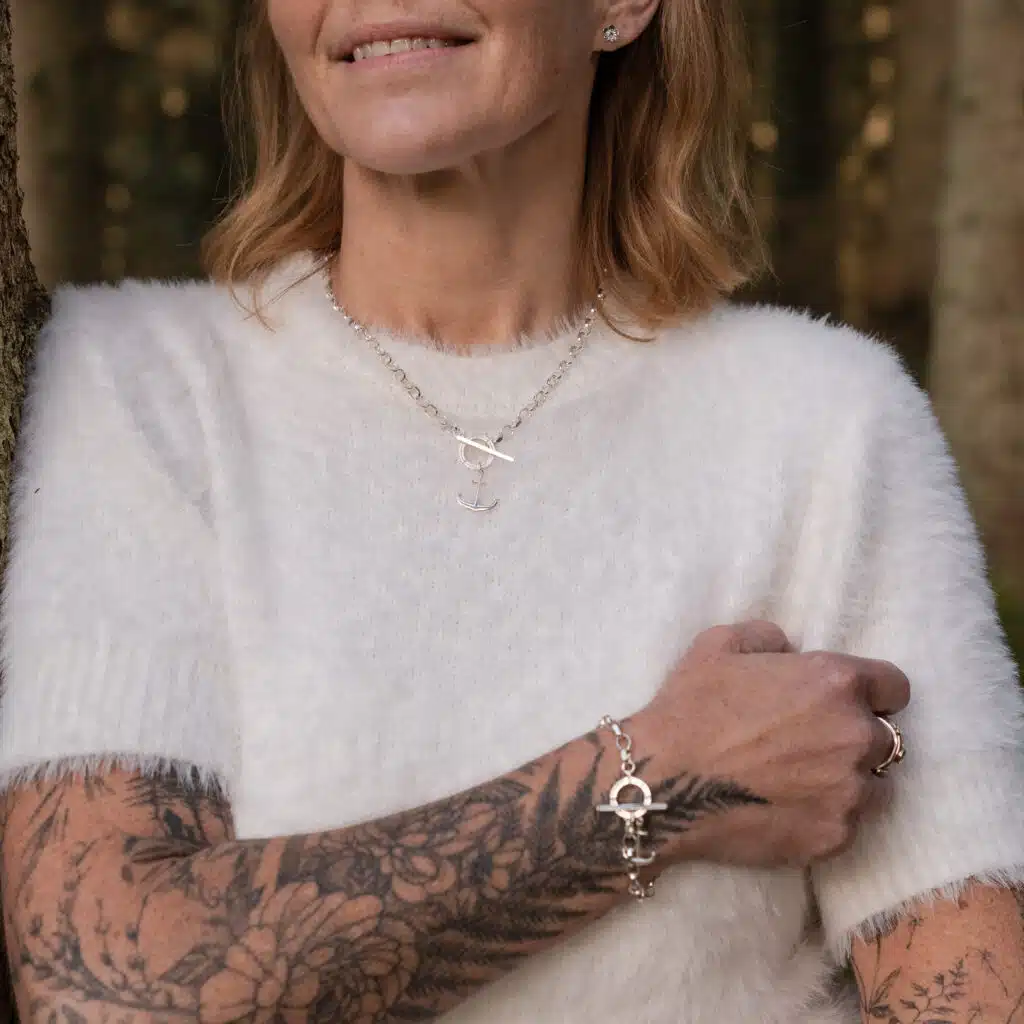 Anchor Into Me - Anchor & Beacon Necklace - Chunky Belcher Chain