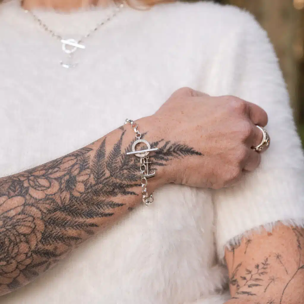 Anchor Into Me - Anchor & Beacon Bracelet - Chunky Belcher Chain