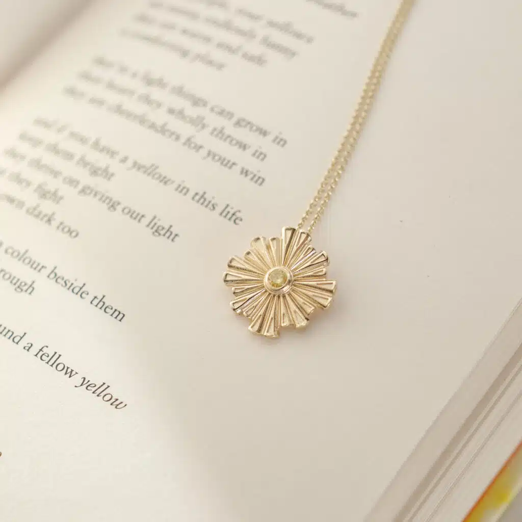 Fellow Yellow - Necklace 9ct Yellow Gold - Inspired by Donna Ashworth
