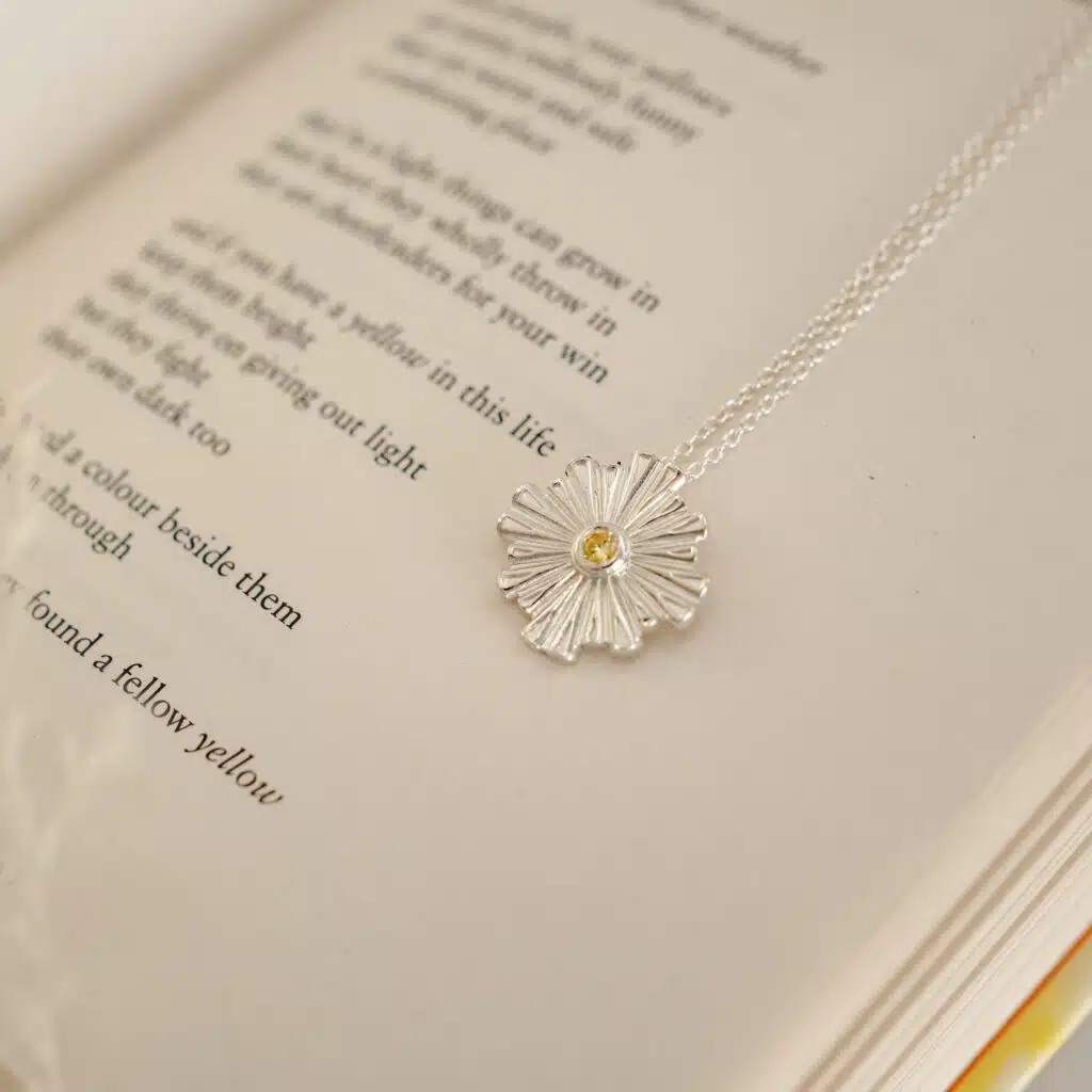 Fellow Yellow - Necklace Sterling Silver - Inspired by Donna Ashworth