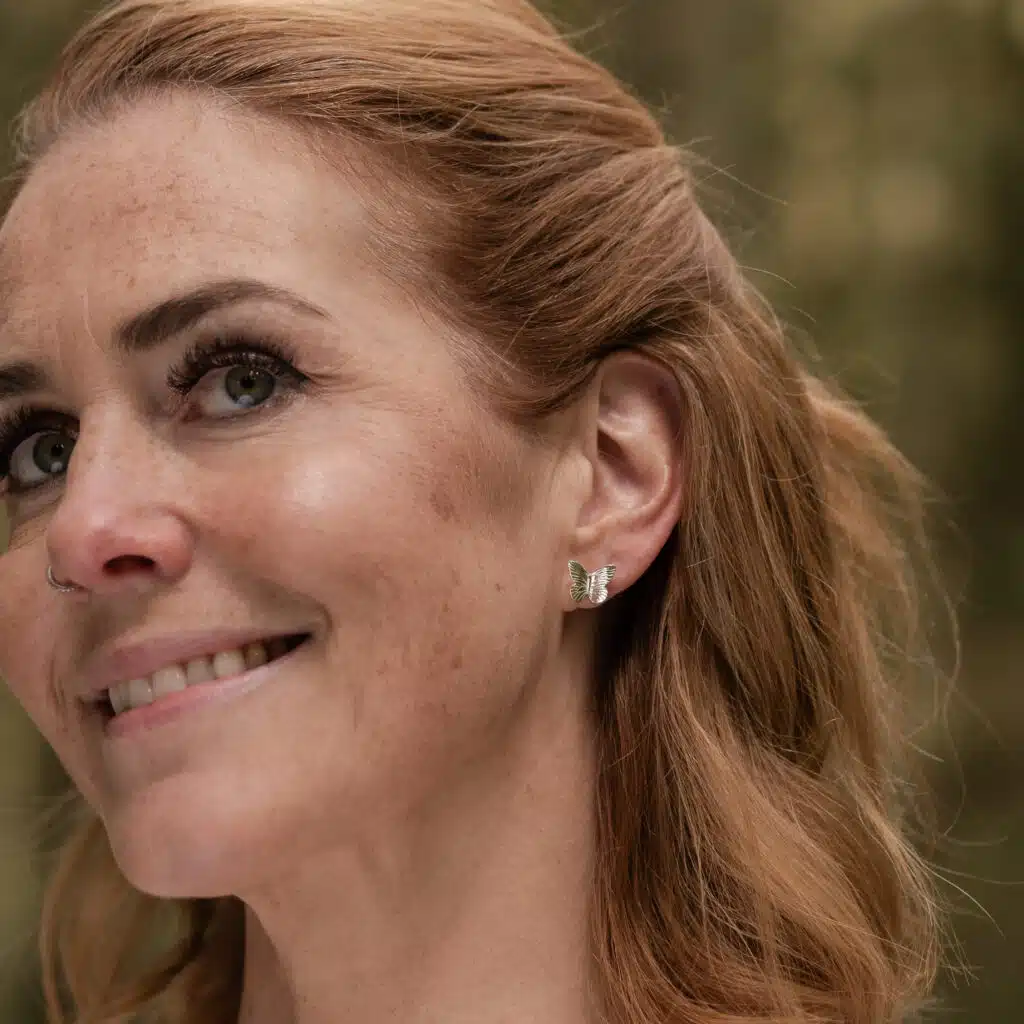 Soulflight - Butterfly Earring Studs - Sterling silver